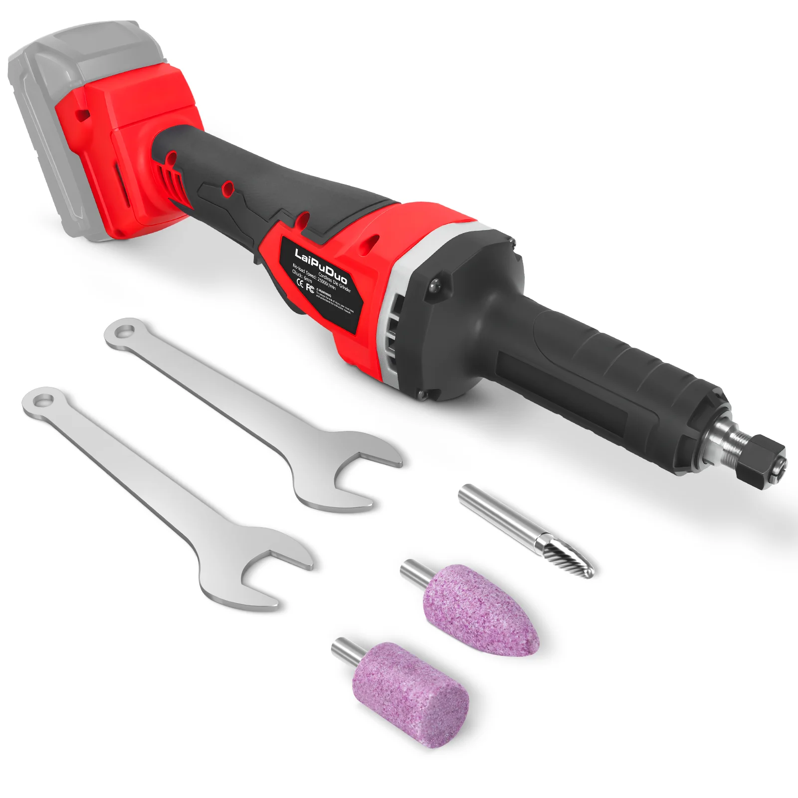 Brushless Die Grinder 25000RPM Cordless Electric Grinder 1/4