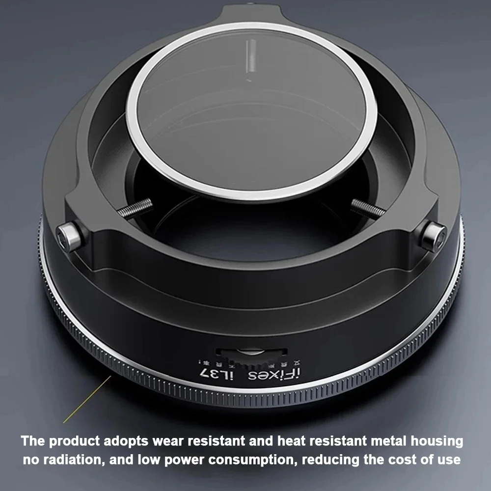 IFixes IL37 ไฟวงแหวนโพลาไรซ์ - 360 °   เครื่องวิเคราะห์ LED แบบหมุนได้สําหรับการตรวจสอบกล้องจุลทรรศน์/เซมิคอนดักเตอร์ (ปรับความเข้มได้)