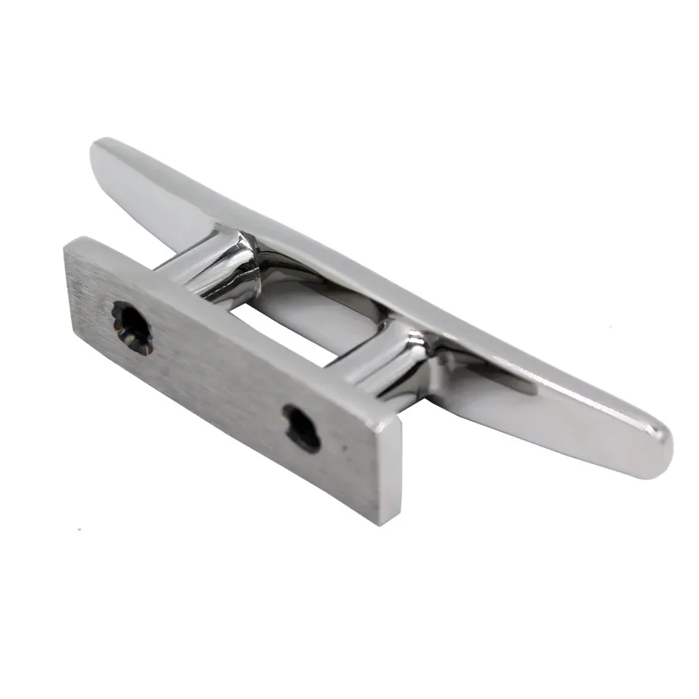 1 peça 4 Polegada de alta qualidade 316 aço inoxidável polido combo grampo de amarração 100mm grampo de barco para barco marinho iate