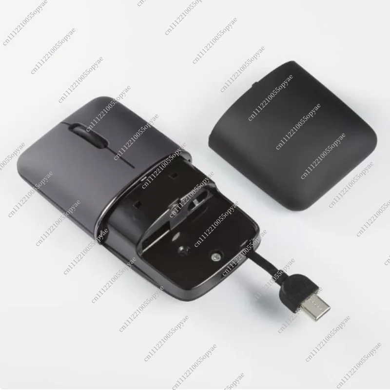 Wireless Mouse Ultra-thin Rechargeable Dual-mode Bluetooth Silent Portable Symmetrical Mouse for Office Home Small Hands