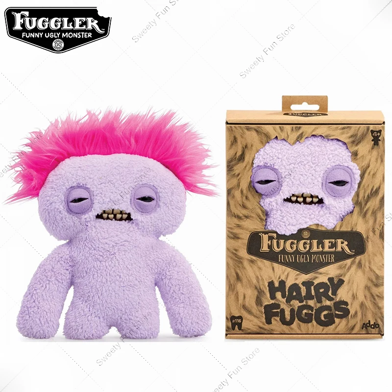 100% Original Fuggler Funny Ugly Monster Plush Toy Mini Rascals Hairy Fuggs Tooth Monsters Stuffed Plushies Doll Gifts Children