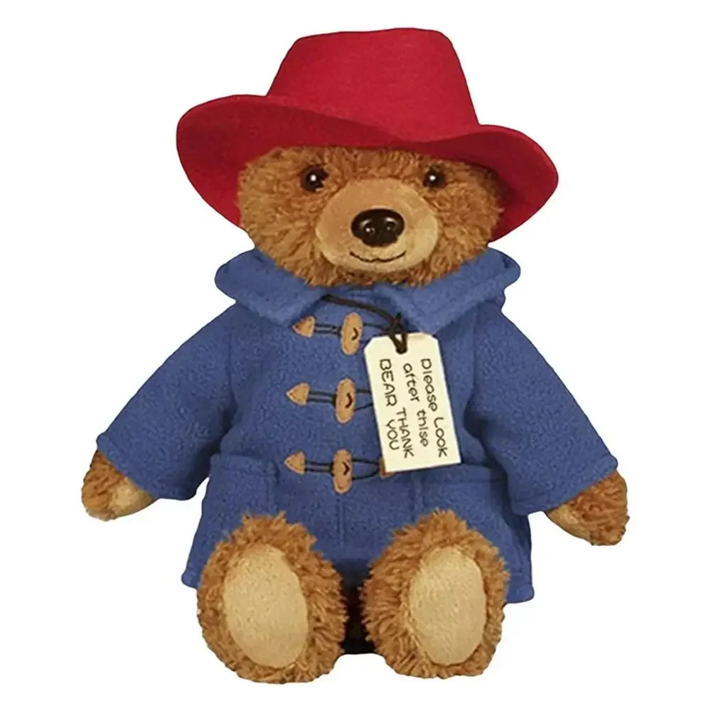 29CM Britain Paddington Bear plush dolls Kawaii Small Bear Stuffed Dolls High Quality Children Christmas Birthday Gifts