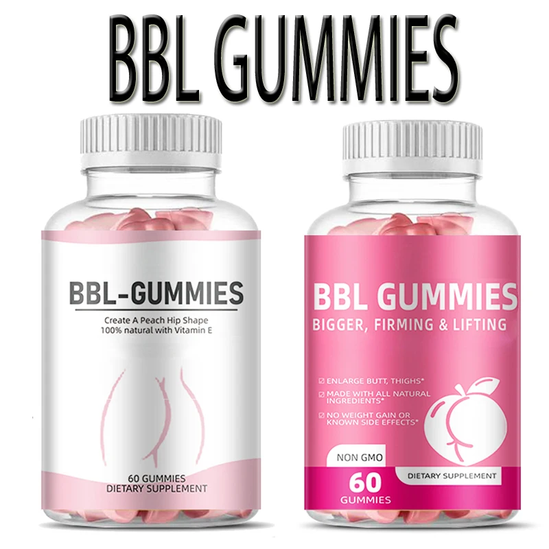 2 bottles of BBL gummie dietary supplement to enhance hip health food