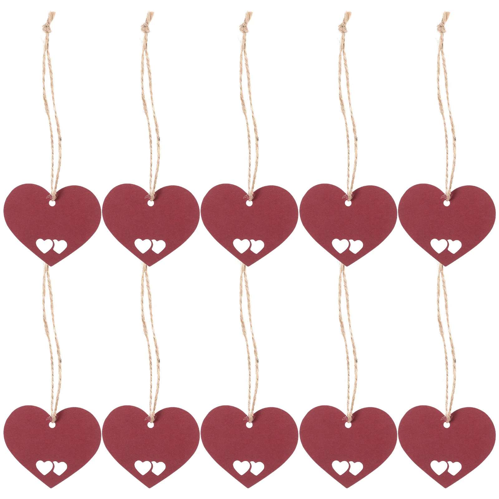 

1Set Blank Heart Shaped Tags DIY Craft Paper Tags for Valentine Gifts Wedding Favors Price Labels Bookmarks Festive Decoration