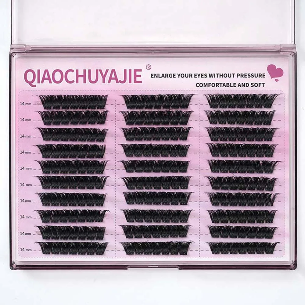 

Eyelashes Extensions L Curl False Eyelashes Segmented Oblique Winged Individual Cluster Eyelashes Long Lasting Reusable