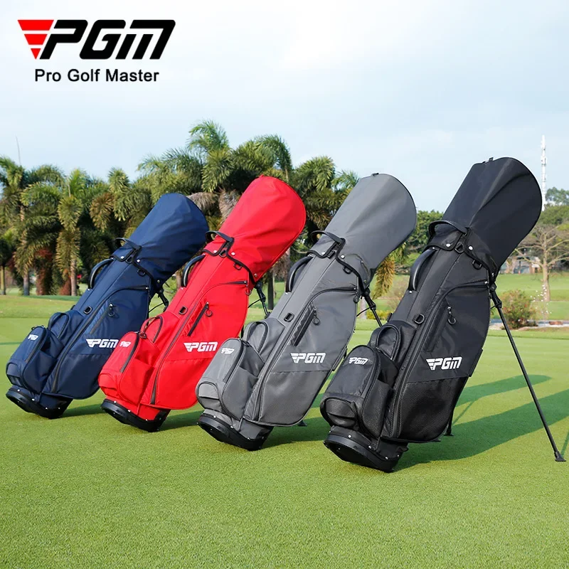 PGM Golf Bag Men's and Women's Stand Ba g Magnetic Pocket Folding Base Beverage Constant Temperature Ba g Waterproof Golf Bag