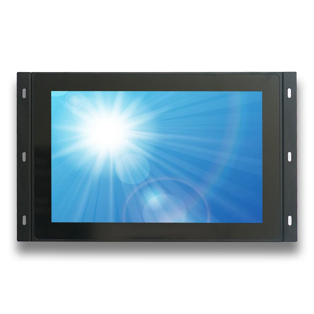 Front waterproof 12 inch lcd panel marine monitor touch screen for industrial