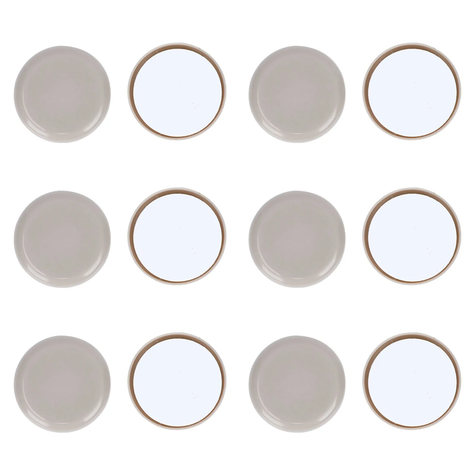 

12Pcs Furniture Leg Bottom Mats Smooth Selfadhesive Design Desk Chair Glides Floor Protector Glides Desk Feet Pads