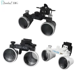 2.5x 3.5x dental lupas dentista lupa binocular pupila lupa ajustável para médico oral ent exame acessório