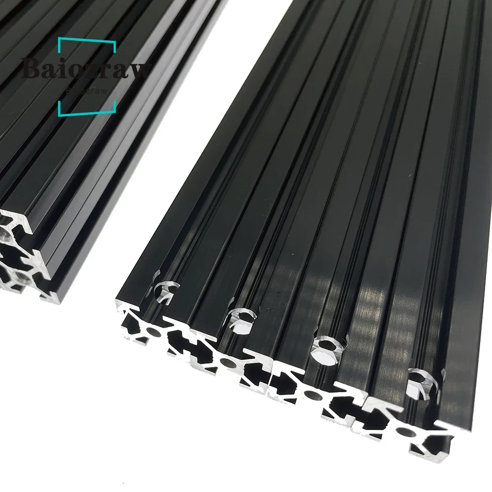 Baiozraw  Misumi Extrusion Frame Kit  V2.4 3D Printer Black  Anodized Blind Joints Extrusion Frame For Voron 2.4 Parts