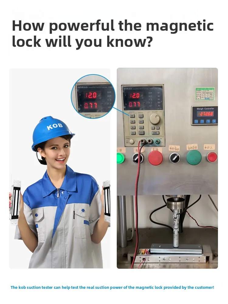 KOB280kg باب إعلان مجتمعي مخفي بباب واحد، مثبت على سطح قفل كهربائي للتحكم في الوصول #3