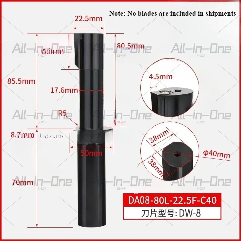 C25.0 C32 C40 Keyway Broaching Inserts Tool Holder for CNC Machining To Cut Blind Internal Keyway Slotting Groove Spline Shaft