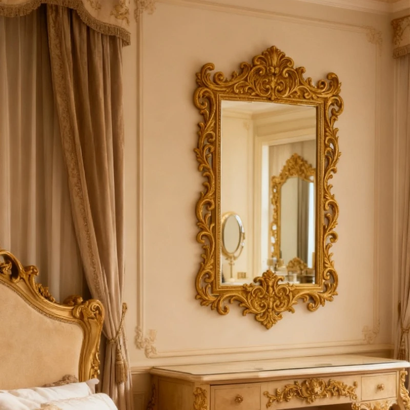 Elegant Entrance Hall Decorative Mirrors Bedside Living Room Beauty Decorative Mirrors Design Art Espejos Para Pared Home Decor