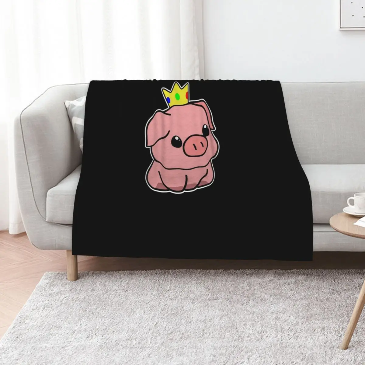 Technoblade king Throw Blanket Thins Shaggy bed plaid Camping sofa bed halloween Blankets