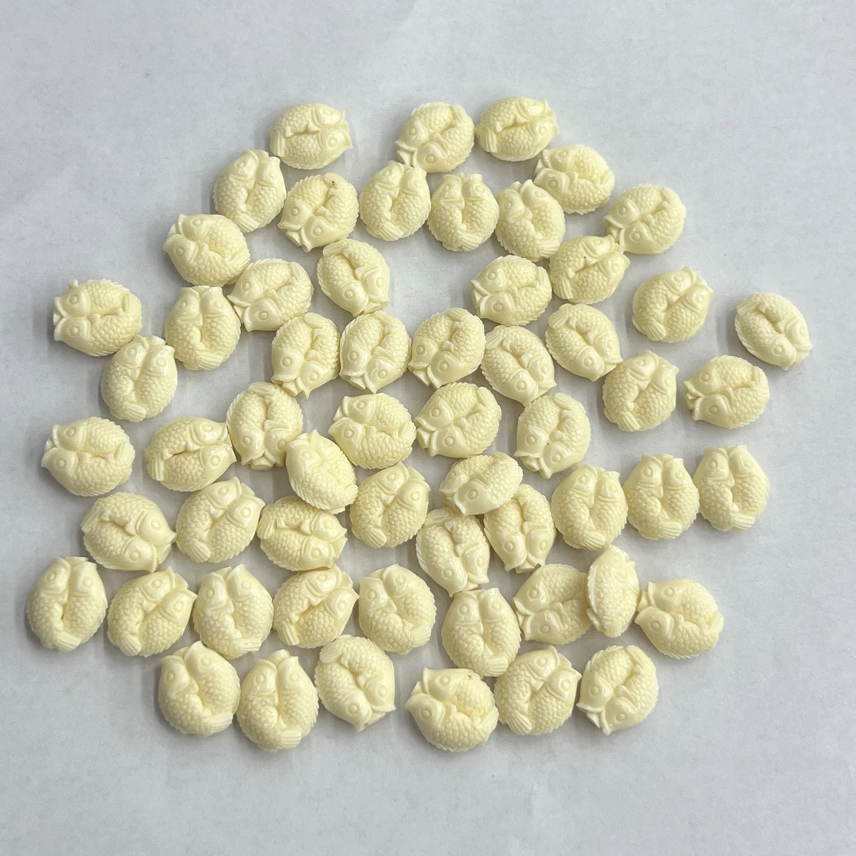 14x15mm Adorable Fish-Shaped Imitation Coral Natural Shell Bead for Jewellery Making DIY Necklace Bracelet Accessories Wholesale