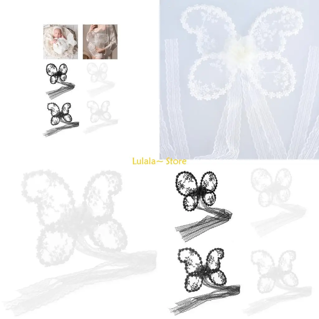 

Y4QA Baby Photoshoots Props Butterfly Wing Newborn Photo Costume Photograph Accessory