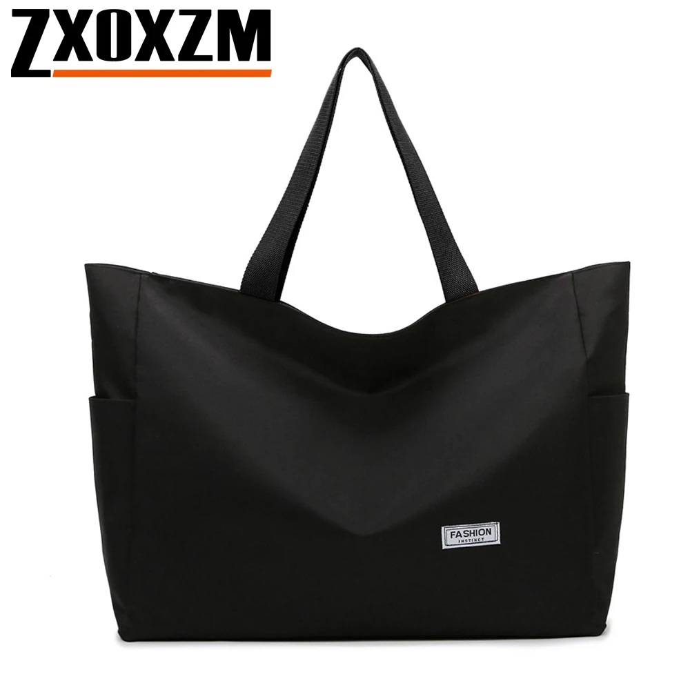 1PCS Men's Tote Bag with Zipper Gym Travel Sports Bag with Dry/Wet Compartment Nurse Work Tote Dance Yoga Bag for Men