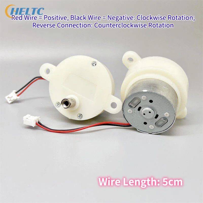 1/3Pcs DC 3V 3.7V 5V 7RPM Slow Speed Mini 300 Gear Motor Micro 32MM Gearbox Gear Reduction Motor For DIY Stage Lights Toy Model
