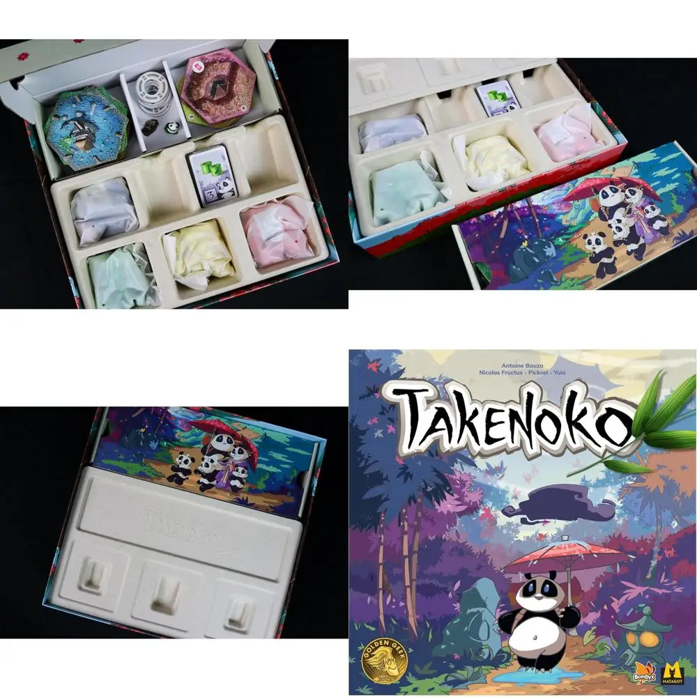 

Panda Bamboo Game: Family Strategy Fun for Ages 8+, 2-4 Players, 45 Min Play, by Surfin' Meeple