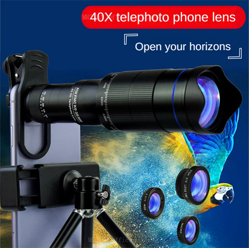 Monocular profesional HD con zoom para turismo y camping, trípode - imagen 2