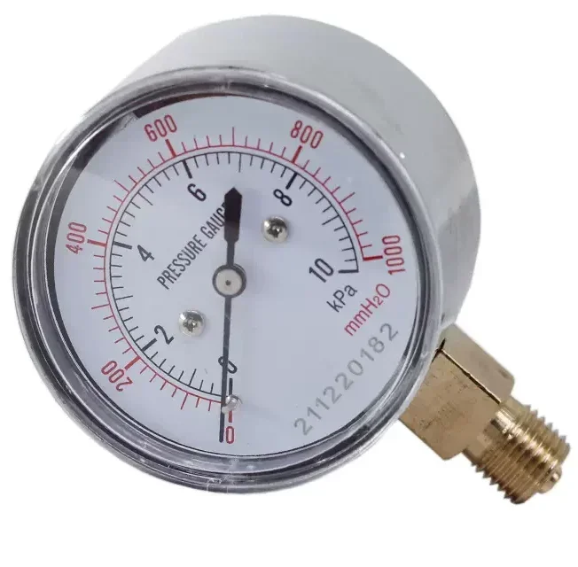 New Germany Brass Threaded Wika Pressure Gauge EN837-1 Filled With Glycerin