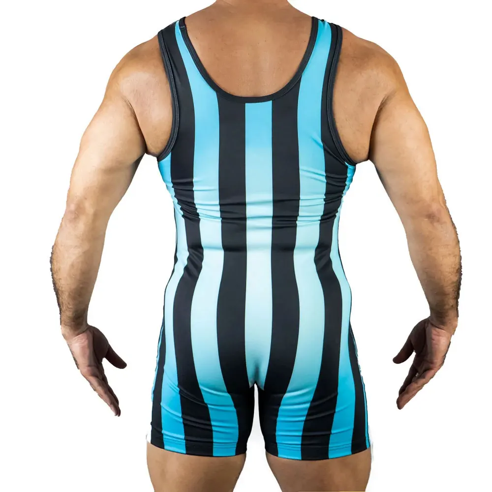 Black and White Wrestling Singlets Suit Boxing Bodysuit Iron Men Swimwear Gym Sport Fitness Skinsuit Sleeveless Running Wear