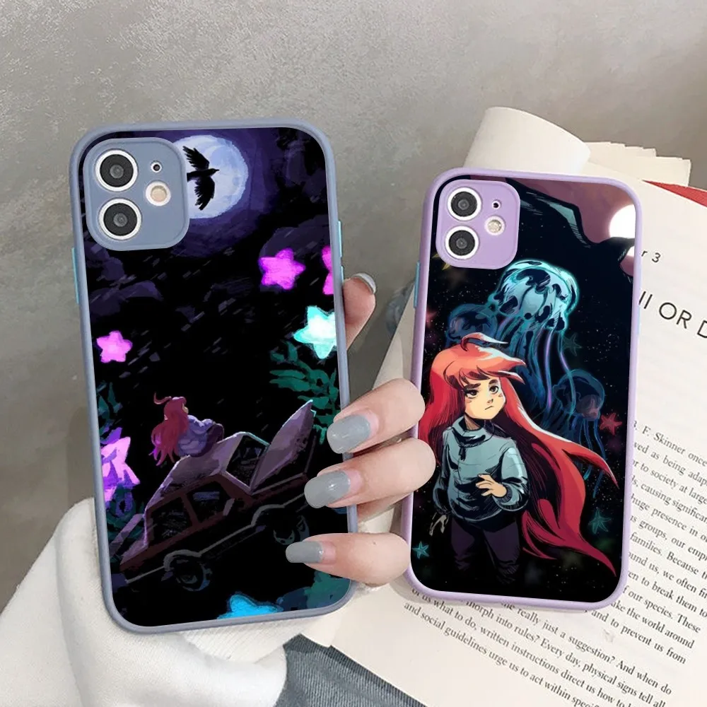 C-Celeste Game Phone Case for iPhone 14 11 12 13 Mini Pro Max 8 7 Plus X XR XS MAX Translucent Matte Cover