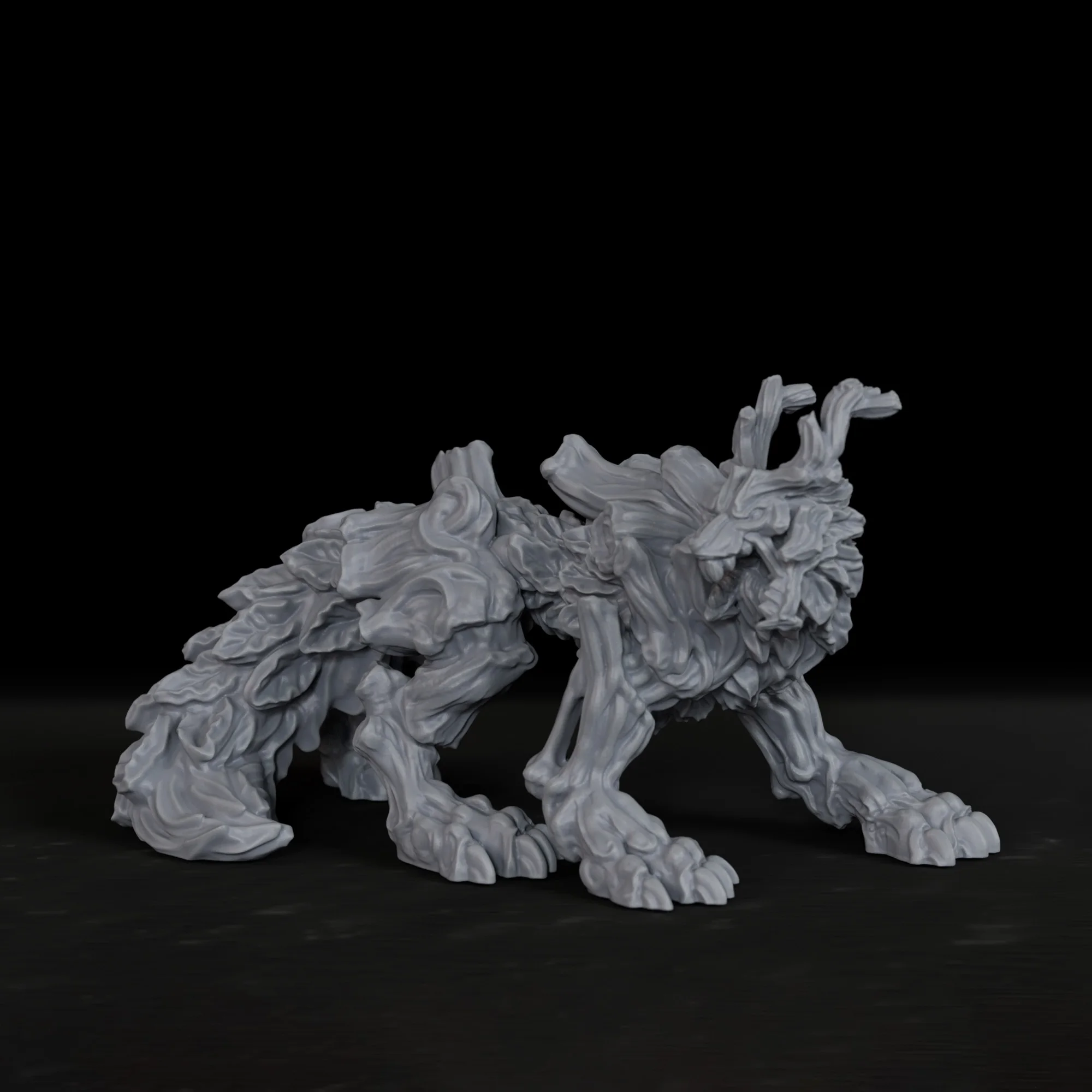 

Fantasy Forest Wolf Miniature - Tabletop Game Figure, Great Gift for Collectors & Hobbyists, Ideal for Tactical Tabletop RPG Gam