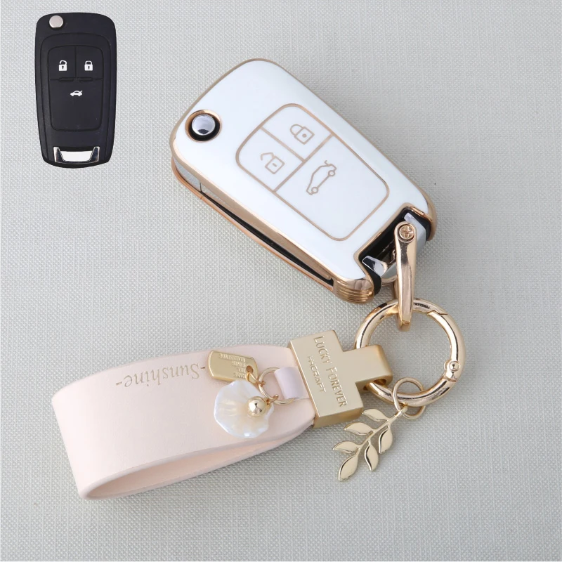 Fashion TPU Car Key Case Cover for Chevrolet Camaro Cruze SS Sonic Spark Aveo Epica for Buick Lacrosse Encore GL8 Regal