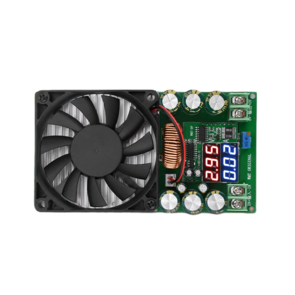 600W High Power Adjustable Step-down Power Supply Module DC25-120V to DC1.2-75V Power Supply Board with Voltage/Vurrent Display