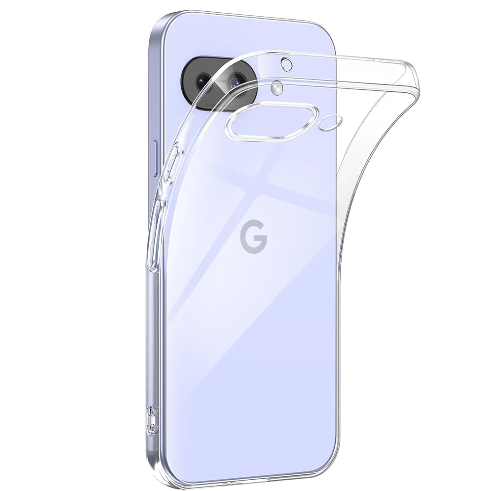 Google9A Silicone Soft Case For Google Pixel 9A 9 8A 8 7A 7 6A 6 Pro XL Ultra Thin Transparent Back Cover Clear Slim Shell Coque
