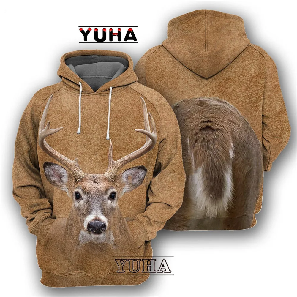 Sudaderas con capucha de animales para hombre, ropa con estampado 3D de Lobo/mapache/gato, parte delantera y trasera, Jersey informal, estilo