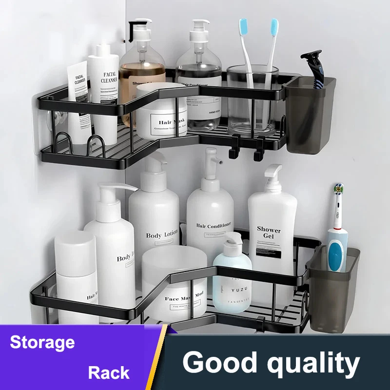 

Wall Holder Corner Storage Rack Corner Bathroom Shelf Storage Organizer Kitchen Home Shower Shelf Rack Bathroom Fixtures Decor