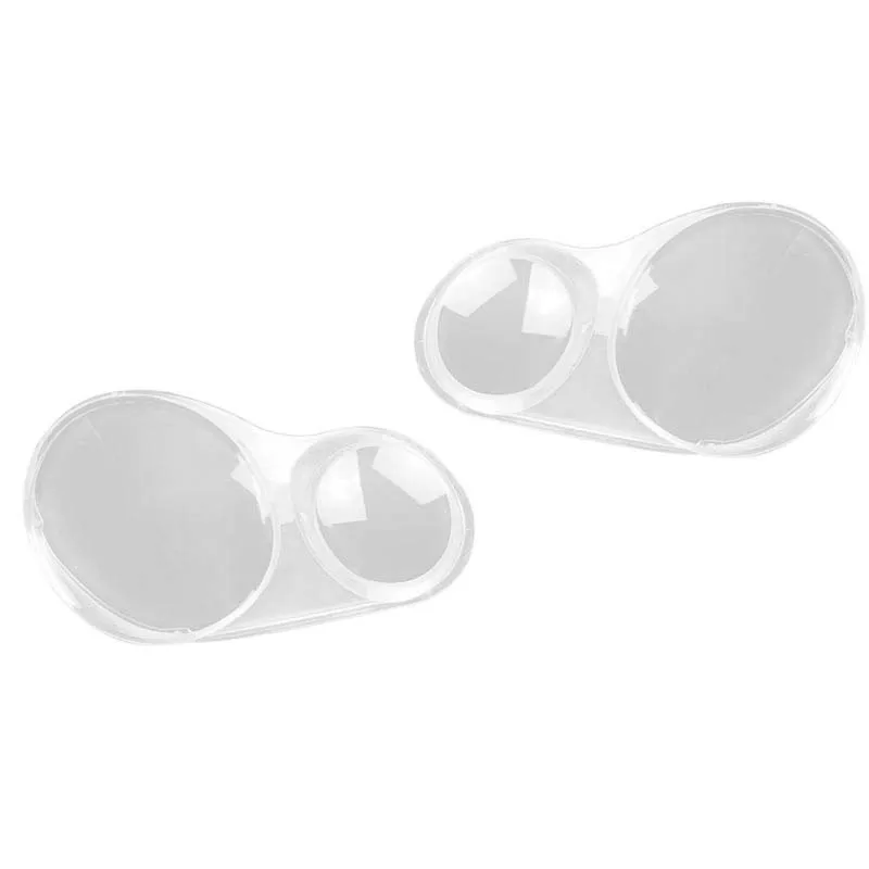 2Pcs Car Clear Headlight Lens Cover Replacement Head Light Lamp Cover For-Polo 2002 2003 2004 2005