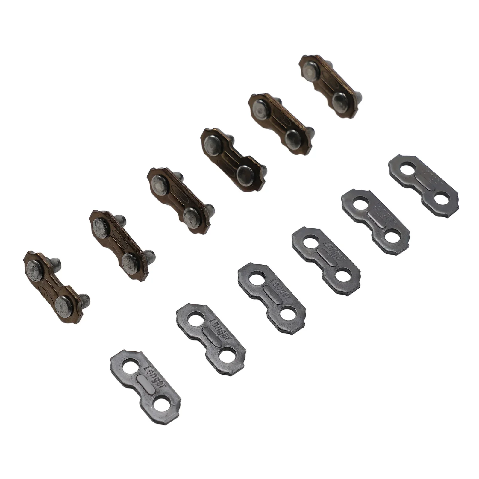 

Chainsaw Chain Joiner Link Joining Metal 17.4mm X 7.4mm 3/8 0.063 Chainsaw Parts Garden Power Tools High Quality