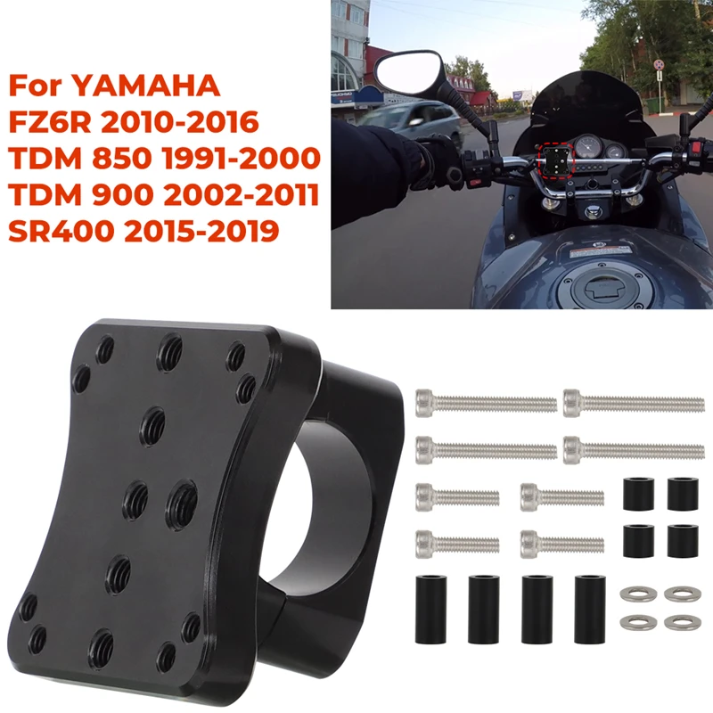 Számára YAMAHA TDM 900 FZ1/FZS1000 fazer FZ8-N MT-01 MT03 MT25 XJ 6/DIVERSION WR125R GPS Hajózás Képkeret Mobil telefon Buggyan Horgolótű