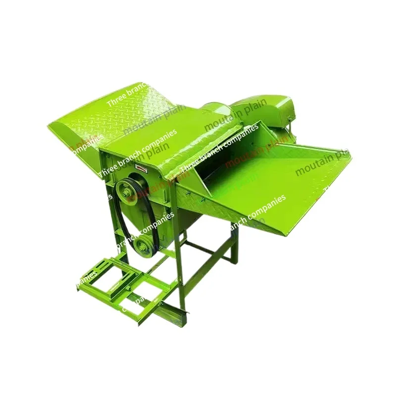 Wheat Thresher Agricultural Soybean Sorghum Sesame Rice Threshing Machine Full Feeding Wheat Threshing Machine 100-200KG/H