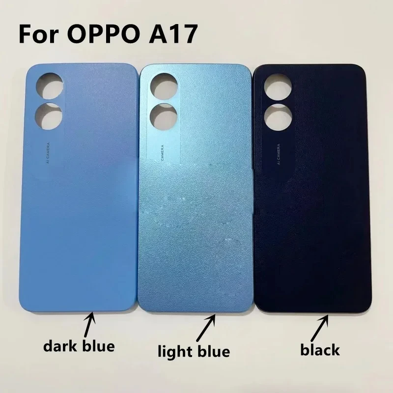 

Чехол для телефона с передней средней рамкой для Oppo A17, задняя крышка аккумулятора, задний корпус, часть мобильного телефона