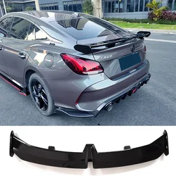 Black Spoiler for Morris Garages MG 5 GT Car Trim 2021 2022 2023 Type W ABS Material Modified Tailbox Lip Spoiler