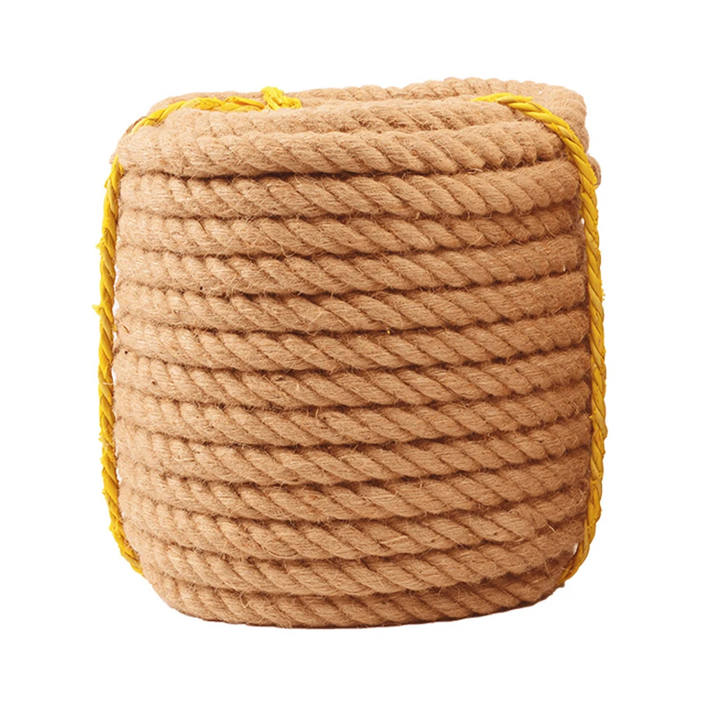 

Natural Thick Rope For Stylish And Rustic Look In Any Setting Strong Wide Multipurpose Craft Rope Garden String Twine 18mm