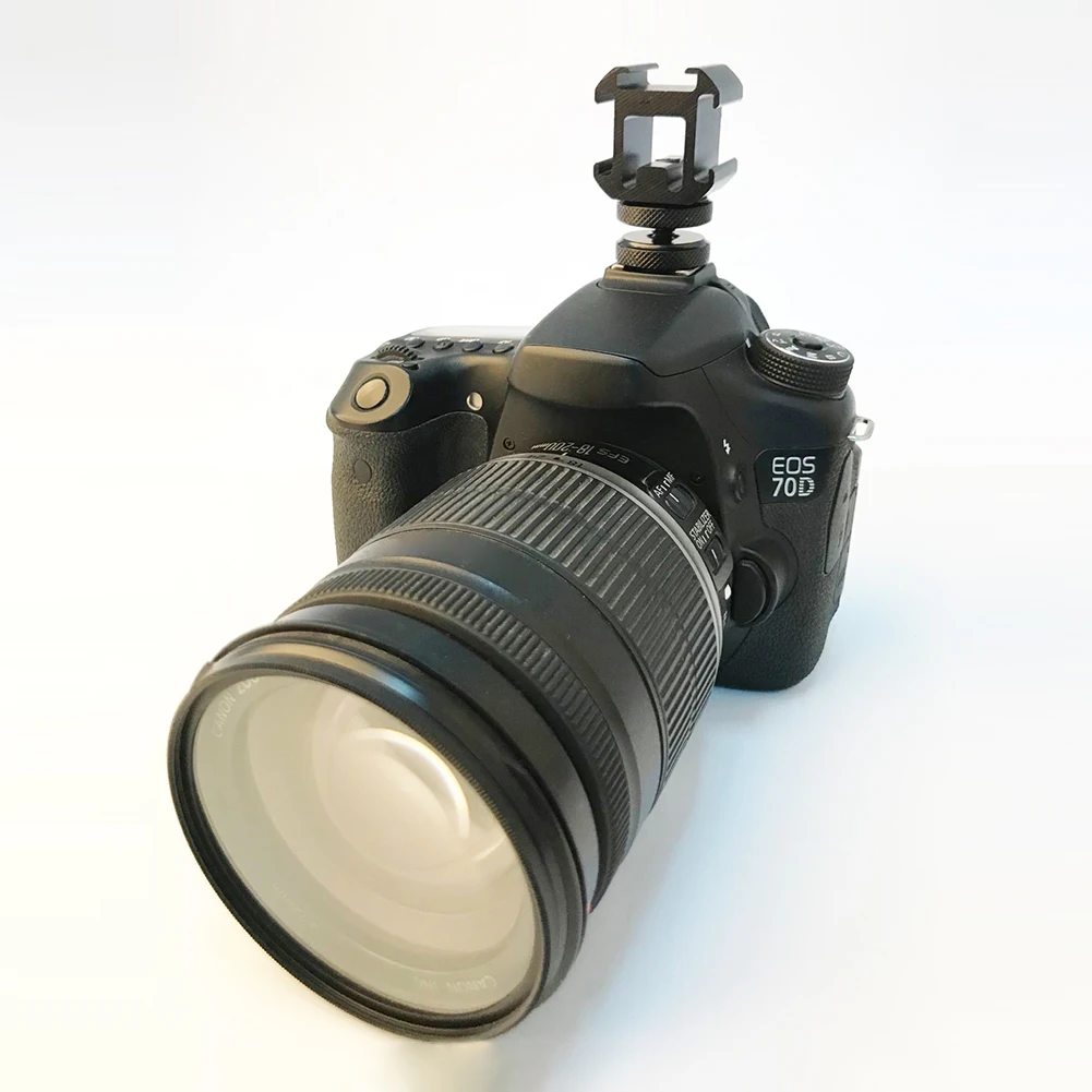 Kamera Blitzschuh Halterung Kamera Blitzschuh Verlängerung Halterung 1/4 Zoll Schraube Auf-Kamera Mount Adapter für LED Video Licht Mikrofon Monitor