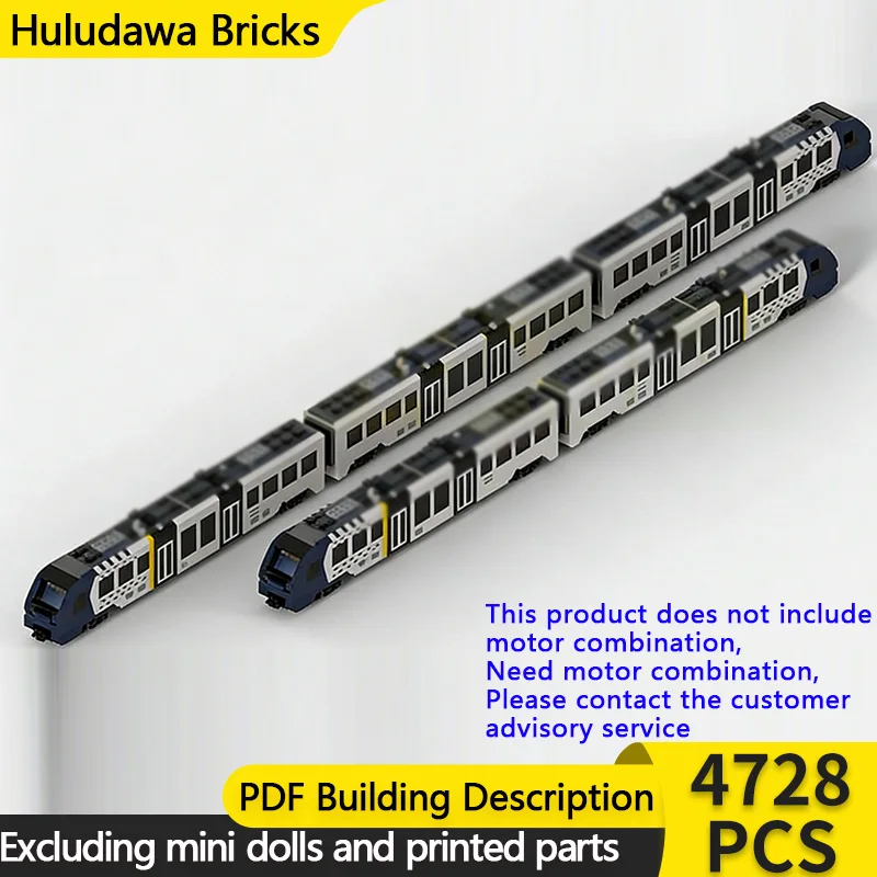 

City Car Model MOC Building Bricks German Class 620/622 Multiple Unit Modular Technology Children Holiday Gift Assemble Toy Suit