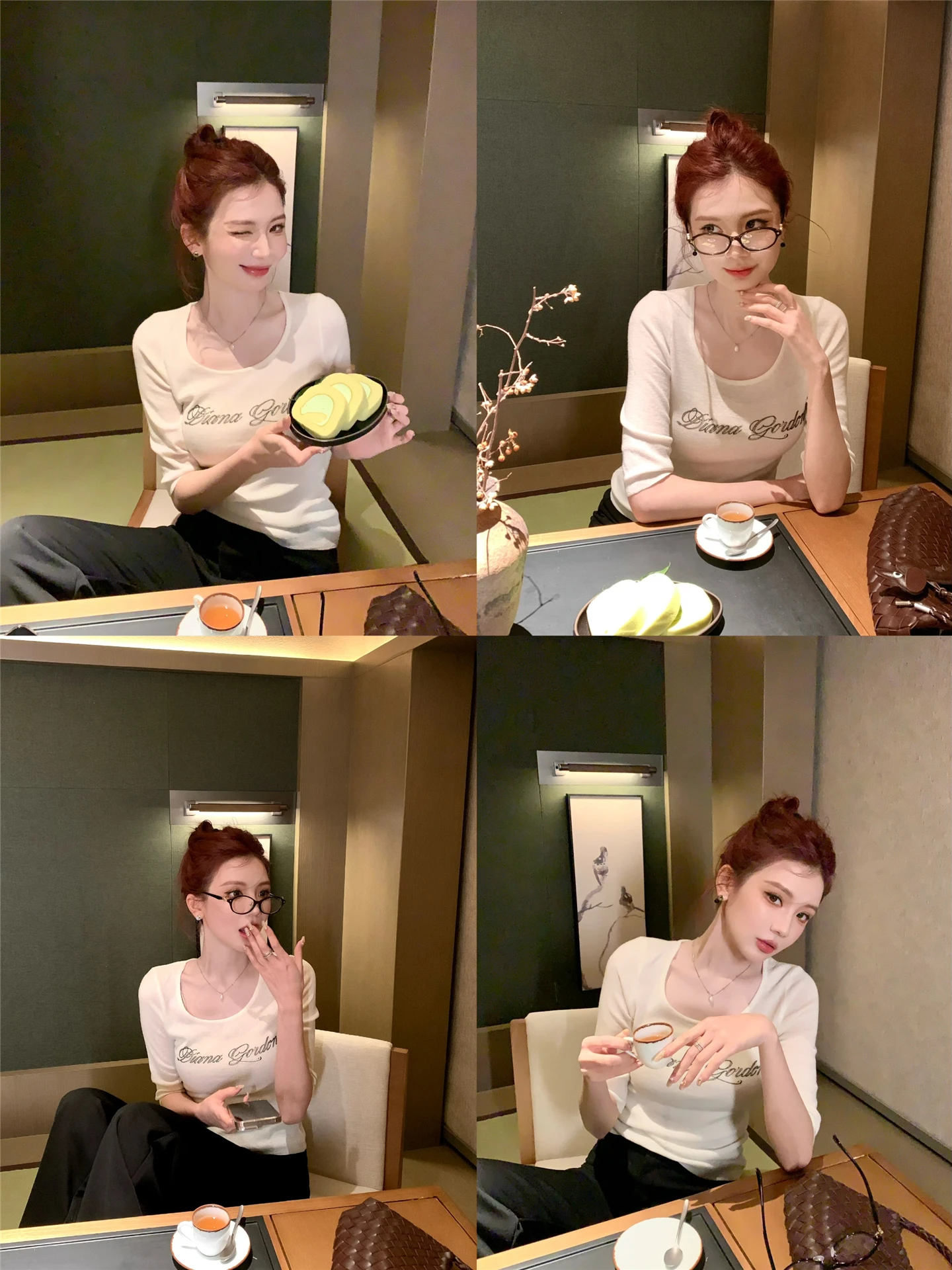 

Женский вязаный свитер Ballet Romance Casual Sle с буквенным принтом, из мягкой шерстяной смеси, весна-лето, модный