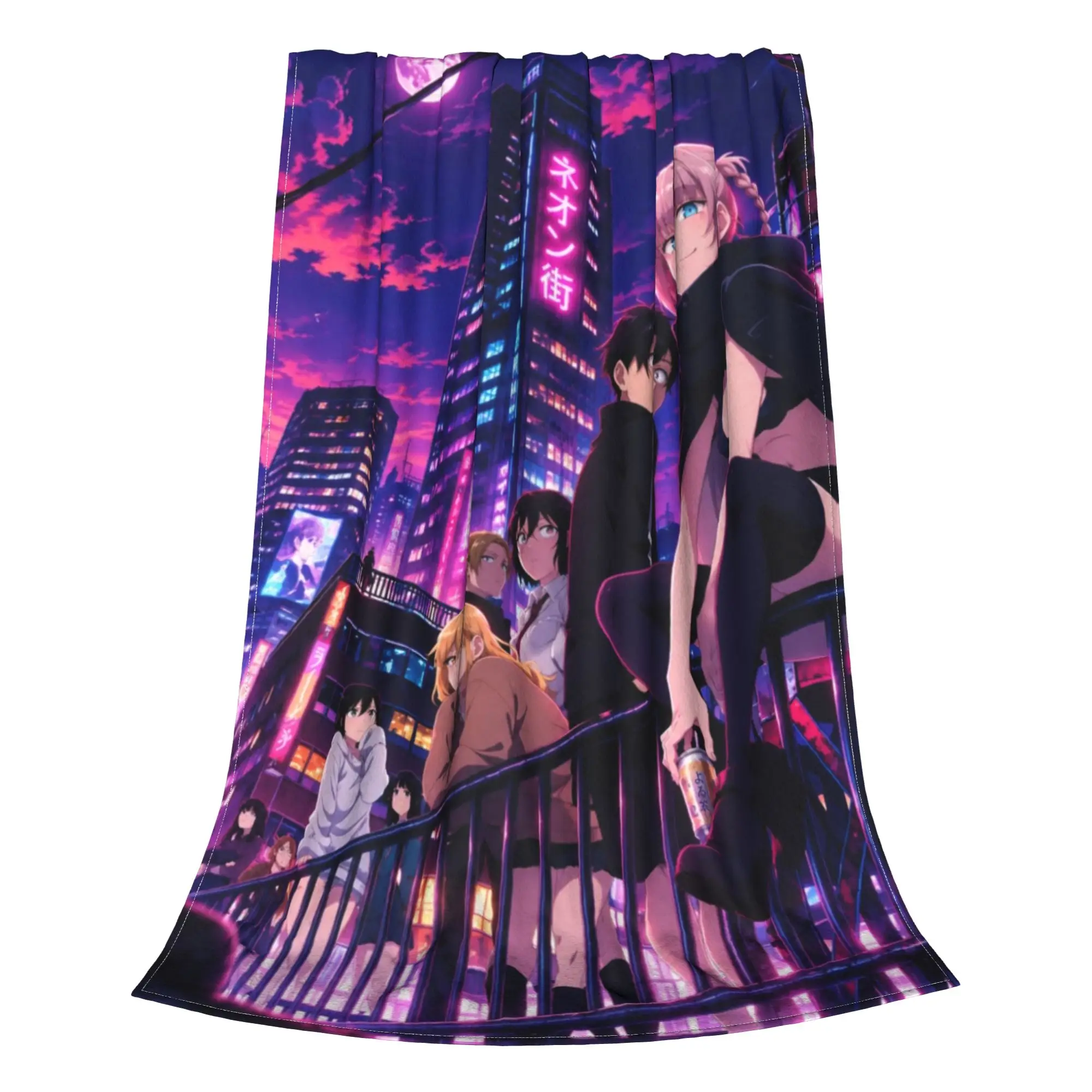 Call of the Night Call of the Night Blanket Spring Autumn Cute Lightweight Throw Blankets For Office Plush Thin Quilt