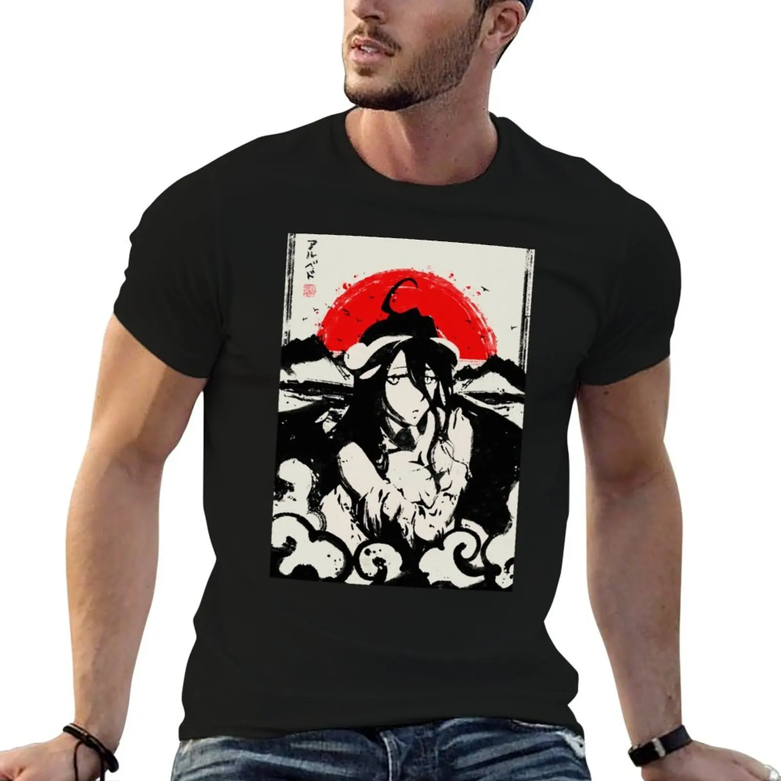 

Albedo Japanese Ink T-Shirt t shirt men 100% cotton luxury brand t shirts for man graphic vintage T-Shirt