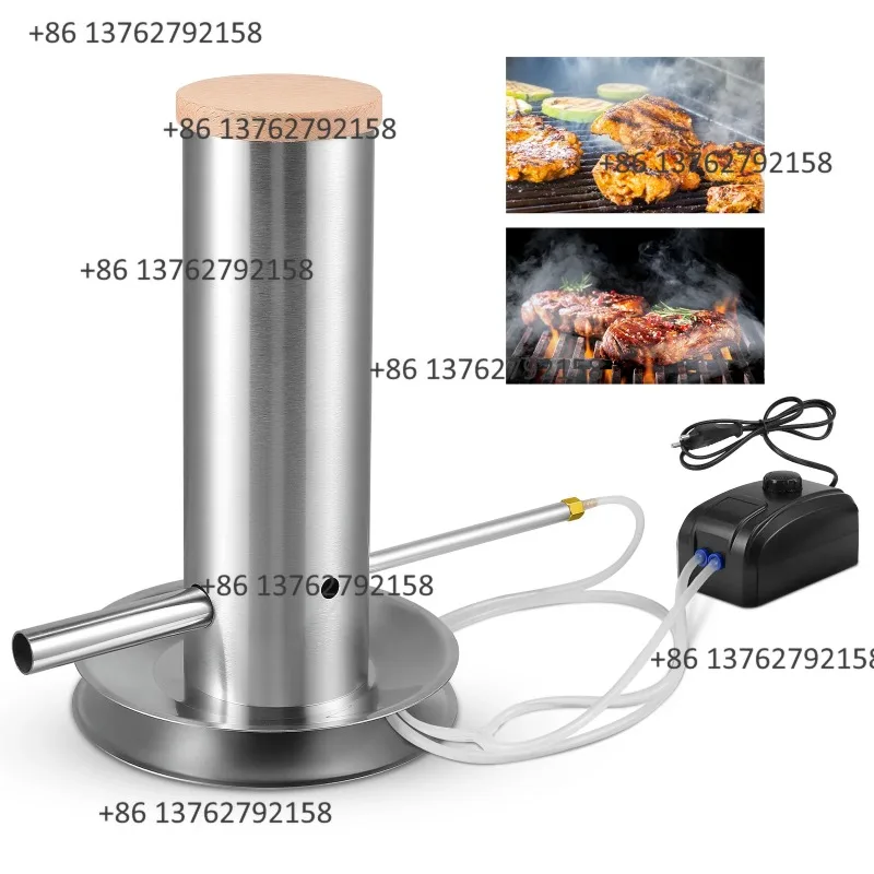 Stainless Steel Cold Smoke Generator BBQ Smoker For Meat Food Smoking Smokehouse Grill Premium Accessory