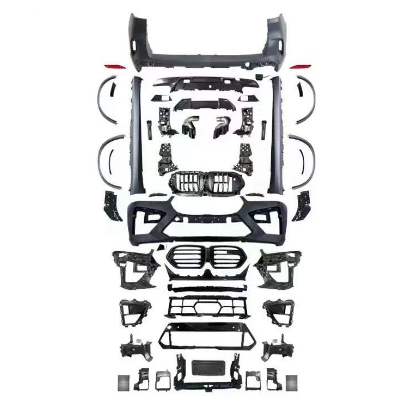 The X5M Body Kit for X5 G05 Early Stage, Old to New Model Conversion, Front Rear Bumpers Side Skirts Complete Styling Kit