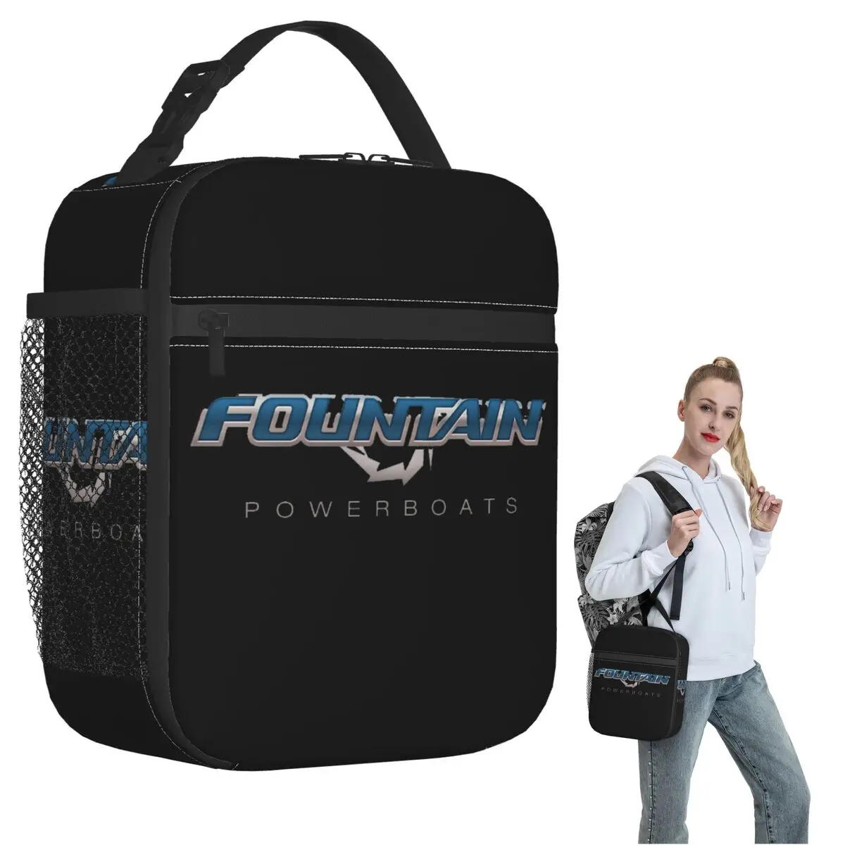 

Сумка-холодильник для обедов Fountain Of Youth Is Go Fast Boats, изолированная, для женщин и детей, герметичная, термосумка для еды