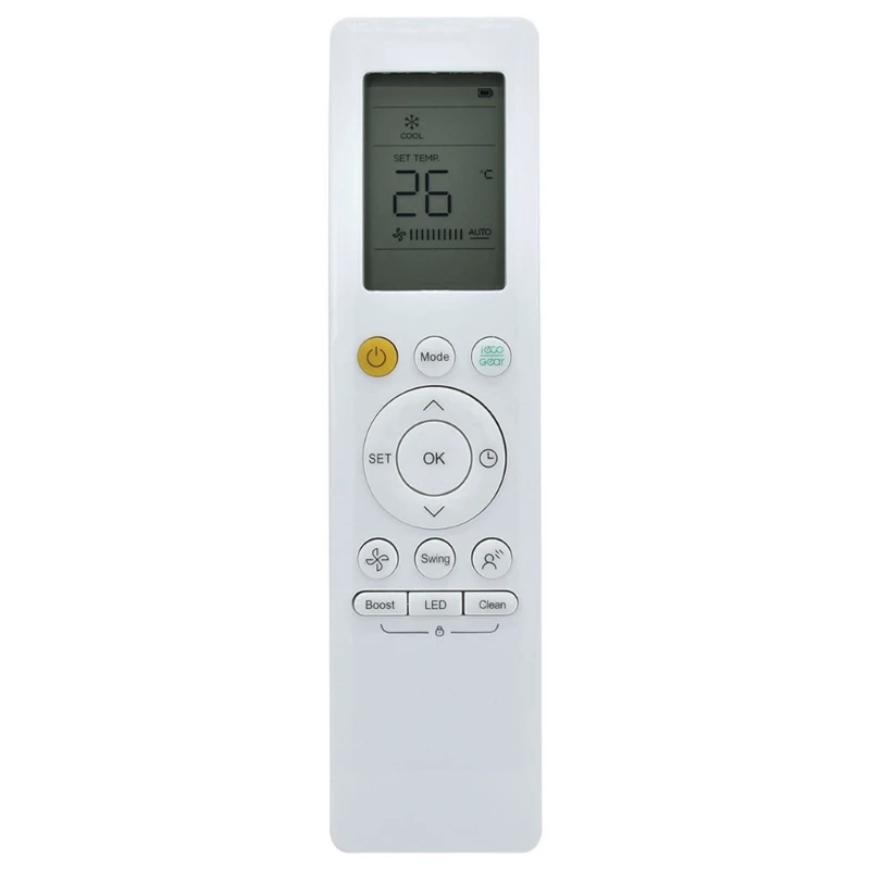 

ADWE RG10A Multi Functional Remote Control for Air Conditioner Intelligent Backlit and English Version RG10B(K1) RG10B(B1)