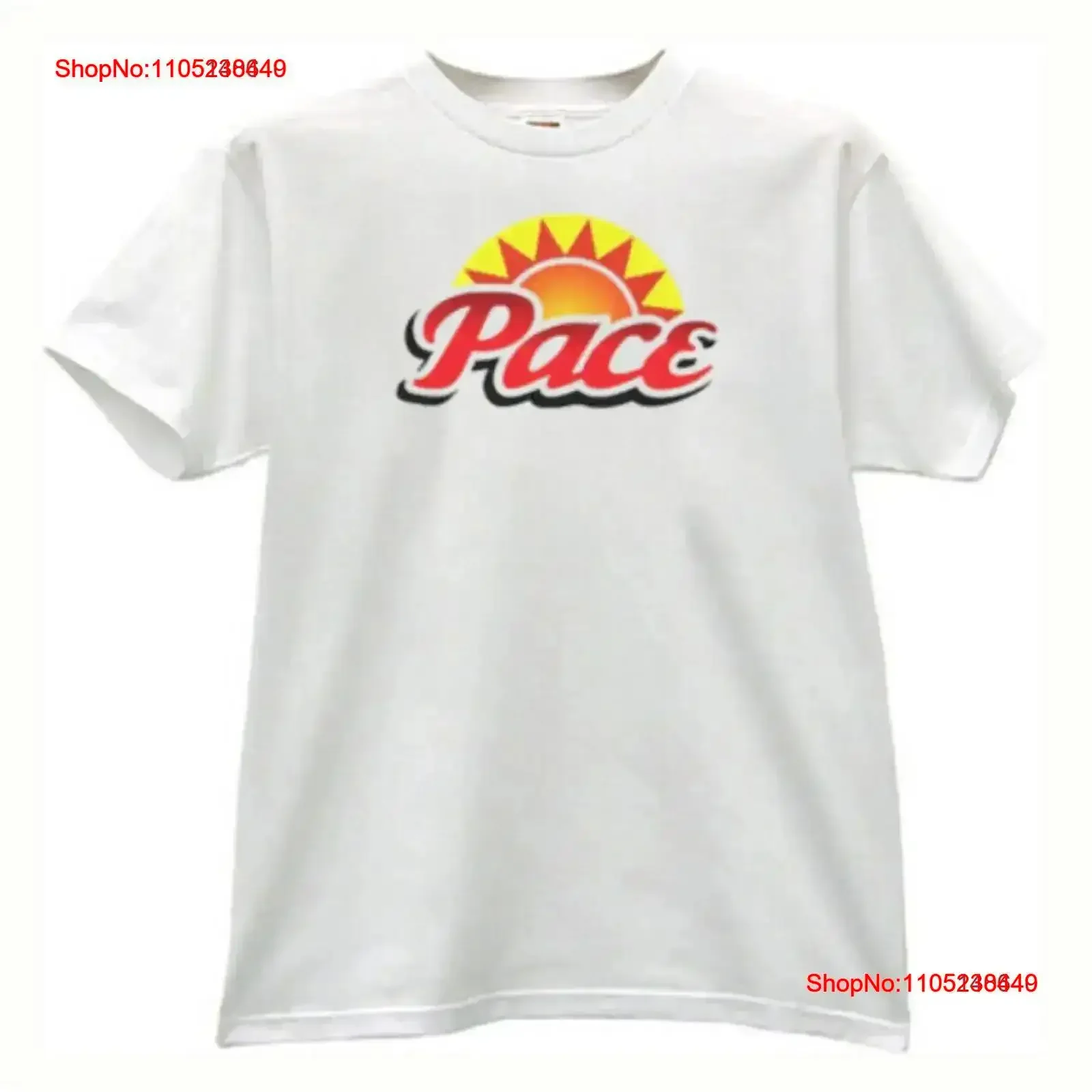 Pace Foods salsa picante camiseta vintage lavada Casual suave gráfico cómodo transpirable versátil homme vintage lavado